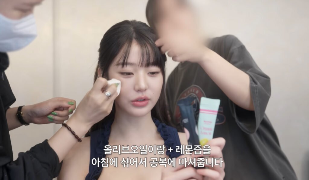 Wonyoungism Olé Shot Extra virgin olive oil and lemon juice